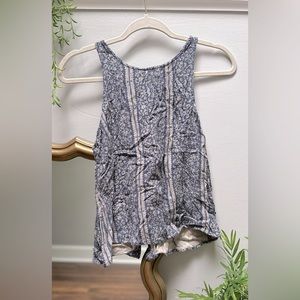 American Eagle Tank top with Lace-Up Back - S